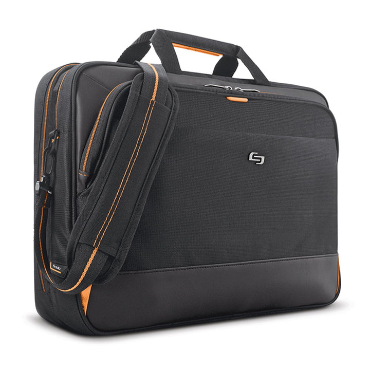 SOLO Focus 17,3 Zoll Laptop Aktentasche, Schwarz, 47cm, Klassisch