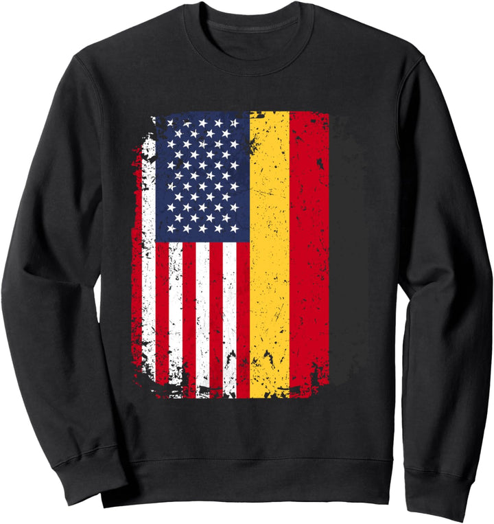 Amerika Deutschland Flagge Amerikanisch USA Deutsch Patriot Sweatshirt