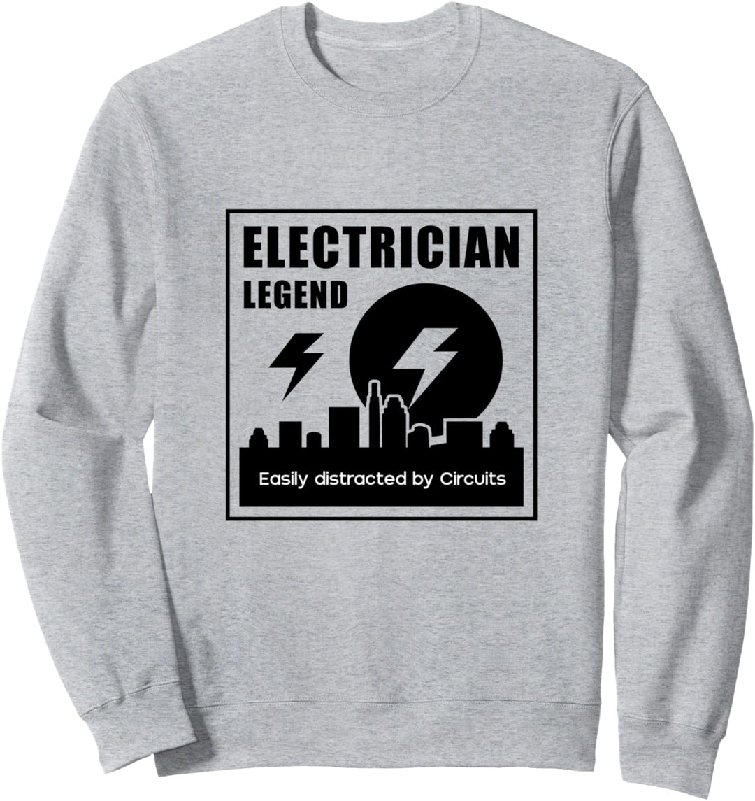 Elektriker Legende Handwerker Elektrofachkraft Spannung Sweatshirt