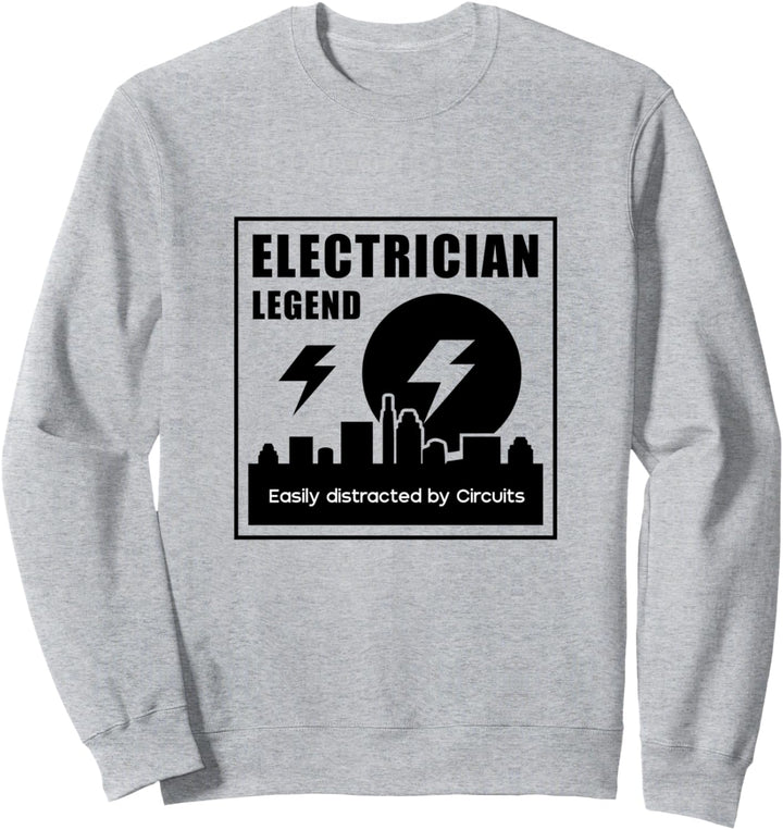Elektriker Legende Handwerker Elektrofachkraft Spannung Sweatshirt