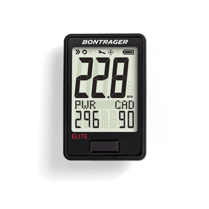 Bontrager Ridetime Elite Fahrrad Computer kabellos schwarz