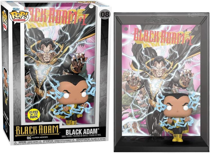Funko Pop! Comic Cover: DC - Black Adam - Leuchtet Im Dunkeln - Vinyl-Sammelfigur - Geschenkidee - O
