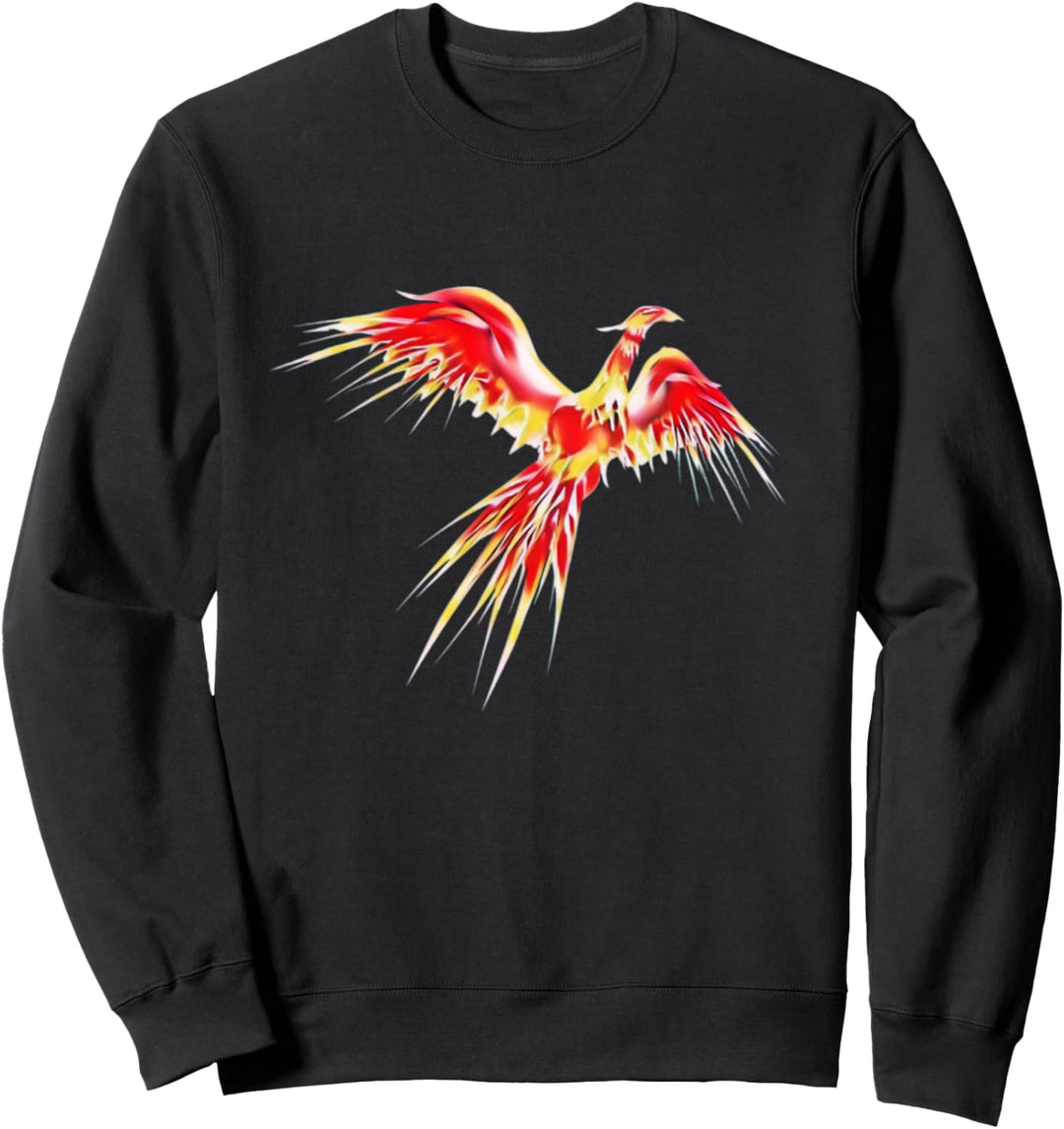Phönix aus der Asche Fabelwesen Motiv Feuervogel Phoenix Sweatshirt