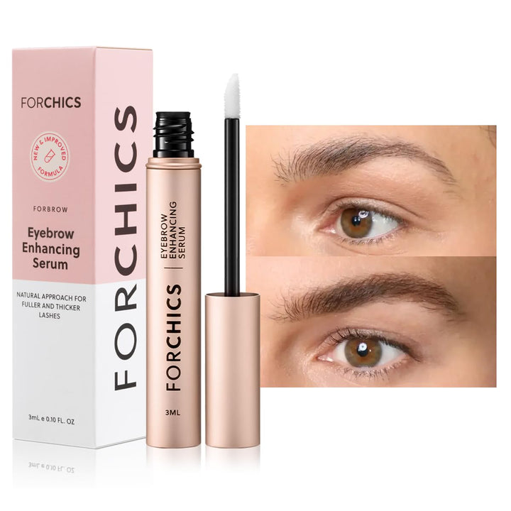 ForChics ForBrow Augenbrauenwachstumsserum für dickere Augenbrauen, natürlicher und organischer Cond