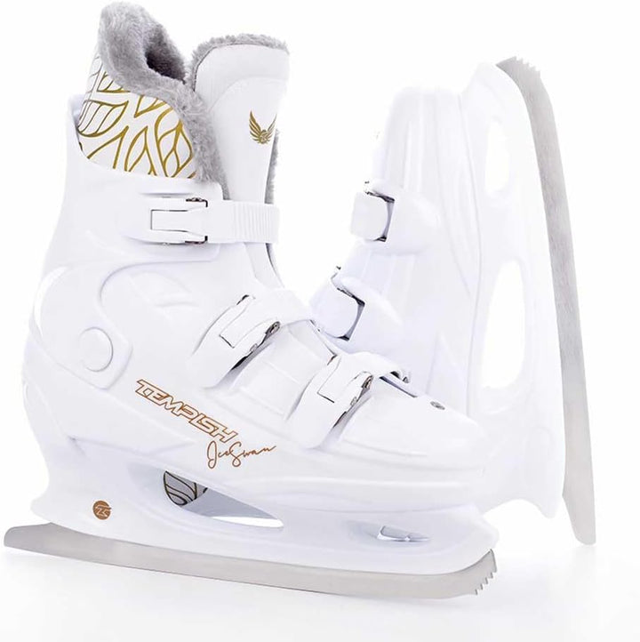 Tempish Damen Recreational Skates Ice Swan W 130000179 Schlittschuhe 41 EU Weiss, 41 EU Weiss