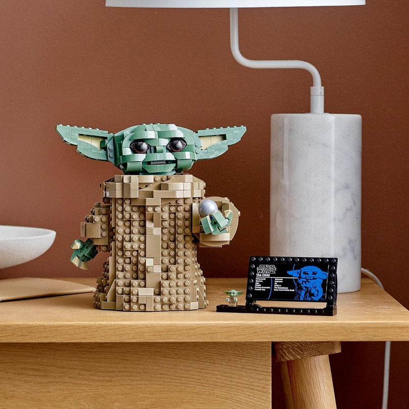 LEGO 75318 Star Wars: The Mandalorian Das Kind, grosse Baby-Yoda-Figur zum Bauen und Sammeln für Fan