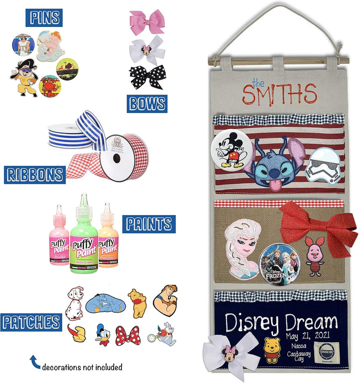 Angelverlängerung Disney Cruise Fitted â€“ Hängetaschen [3 Tasche] für Fisch Extender Geschenke an D