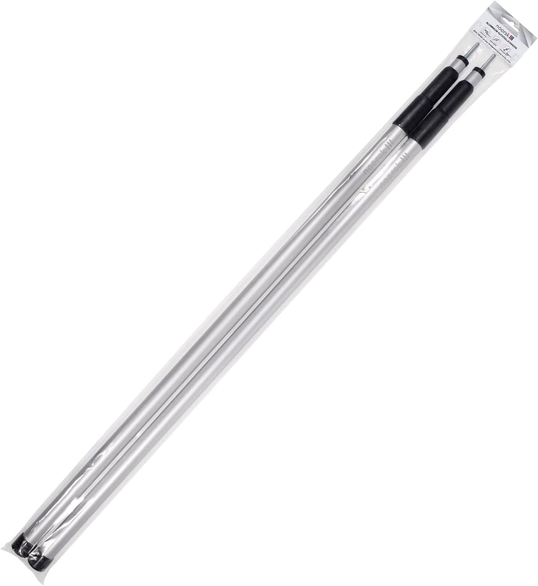 2 Aluminium Zeltstangen - teleskopierbar von 80 bis 240 cm - ideal als Aufstellstangen für Zelt, Tar