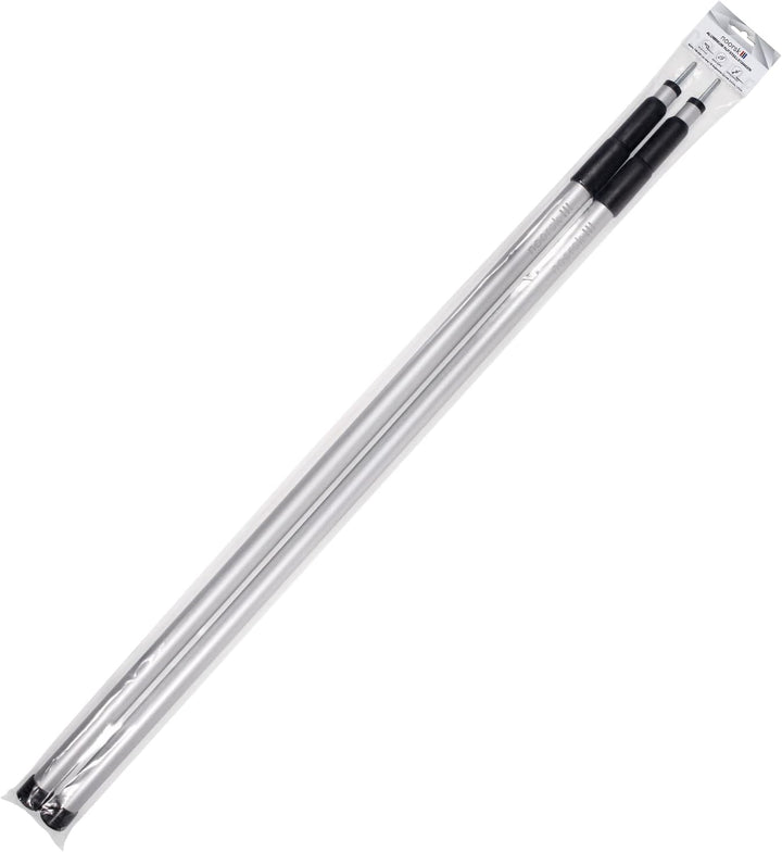 2 Aluminium Zeltstangen - teleskopierbar von 80 bis 240 cm - ideal als Aufstellstangen für Zelt, Tar