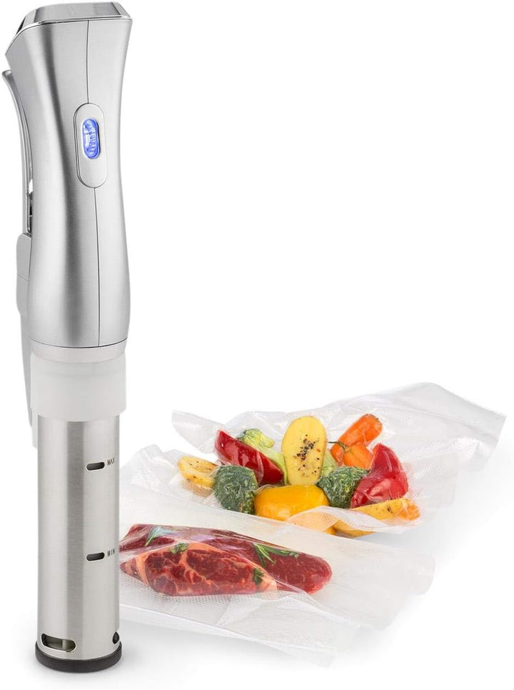 Klarstein Quickstick- Sous-Vide Garer, Präzisionskochtopf, Schongarer, 1300 Watt, Timerfunktion, 3D