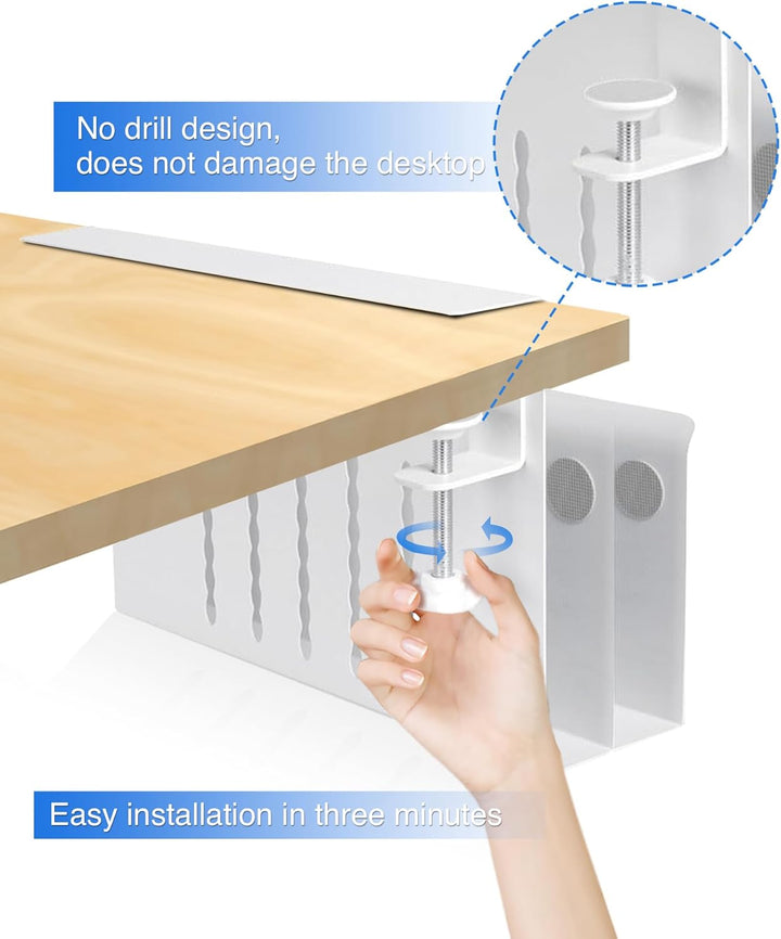 Schreibtisch Seitenaufbewahrung, Doppelschichtiger Desk Side Storage Mit Magnetischer Stifthalter Ke