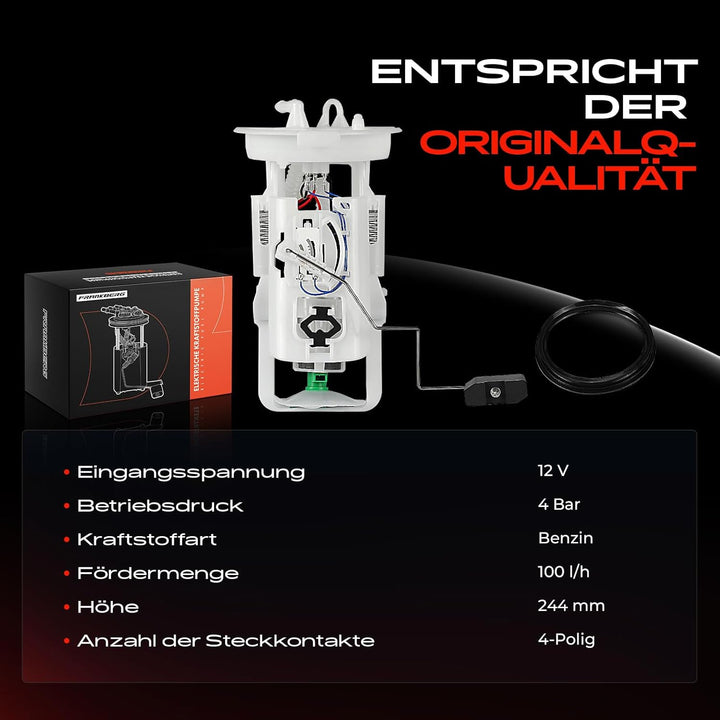 Kraftstoffpumpe Benzinpumpe für 3er E46 316 318 320 323 325 328 330 1998-2006 16146752499