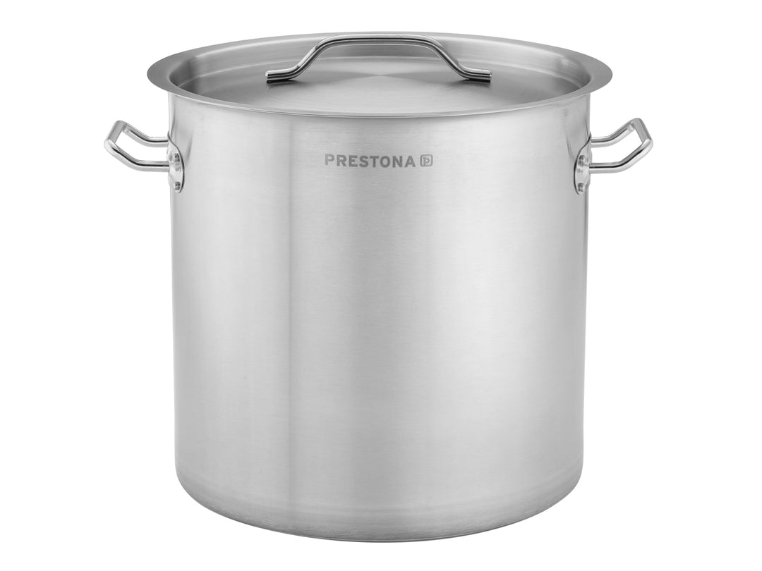 TECHNICA PRESTONA Topf Induktion 17 l – Kochtopf aus Edelstahl mit Sandwichboden 280 mm – Hitzebestä