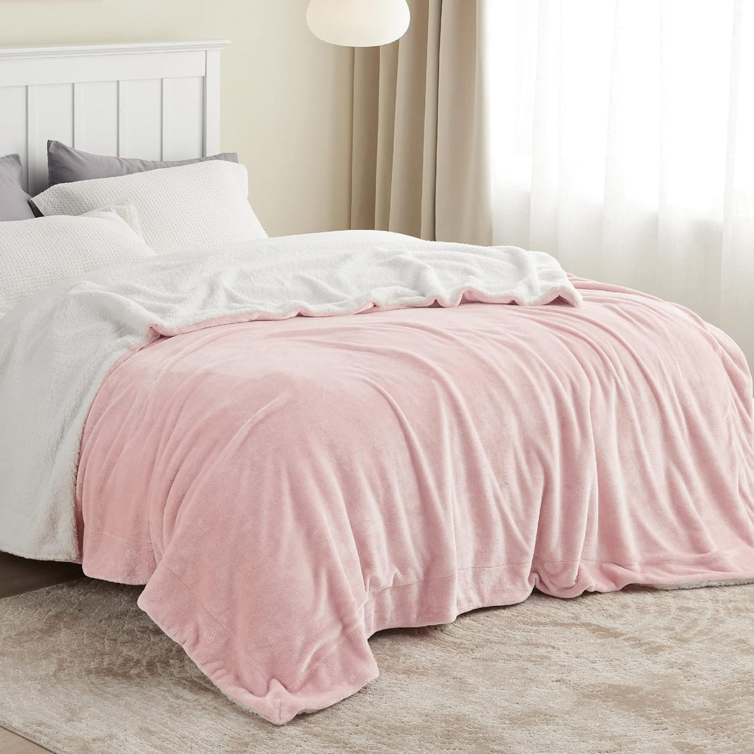BEDSURE Kuscheldecke - Warm Sherpa Wolldecke & Sofadecke, Flauschig Sofaüberwurf Decke, Dicke Couchd