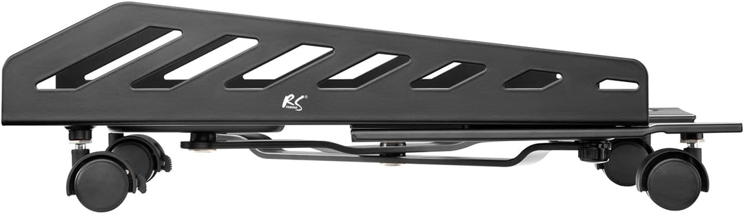 NanoRS RS480 Mobiler Gamping-CPU-Ständer mit 4 Rollen CPU-Ständer Computerwagen Belastbar bis 25kg,