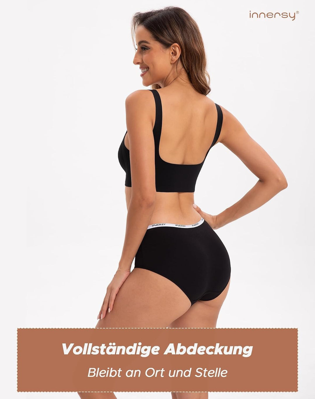 INNERSY Unterhosen Damen Baumwolle Slips Mehrpack Hipster Bequem Unterwäsche 6er Pack XXL Dunkle, XX