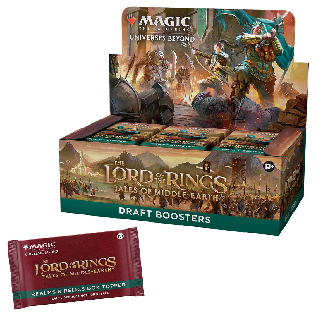 Magic: The Gathering The Lord of The Rings: Tales of Middle-Earth Draft Booster Box - 36 Packs + 1 B