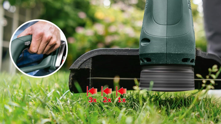 Bosch Home and Garden EasyGrassCut 18V-260 Akku Rasentrimmer inkl. 2. Akku 18V 2Ah Schnittbreite (ma