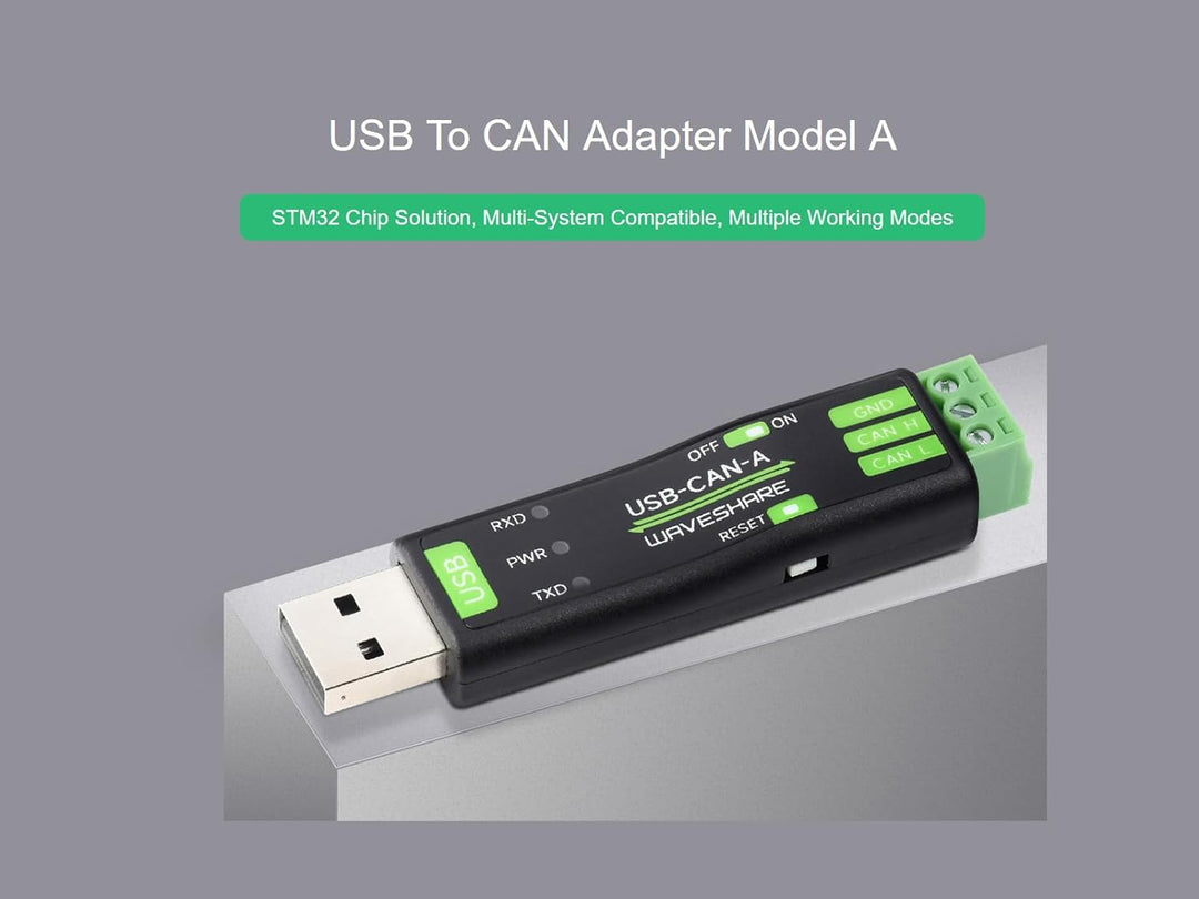 USB zu CAN Adapter Analysator CAN Bus Konverter Basierend auf STM32 Chip, Unterstützt Windows 11/10/