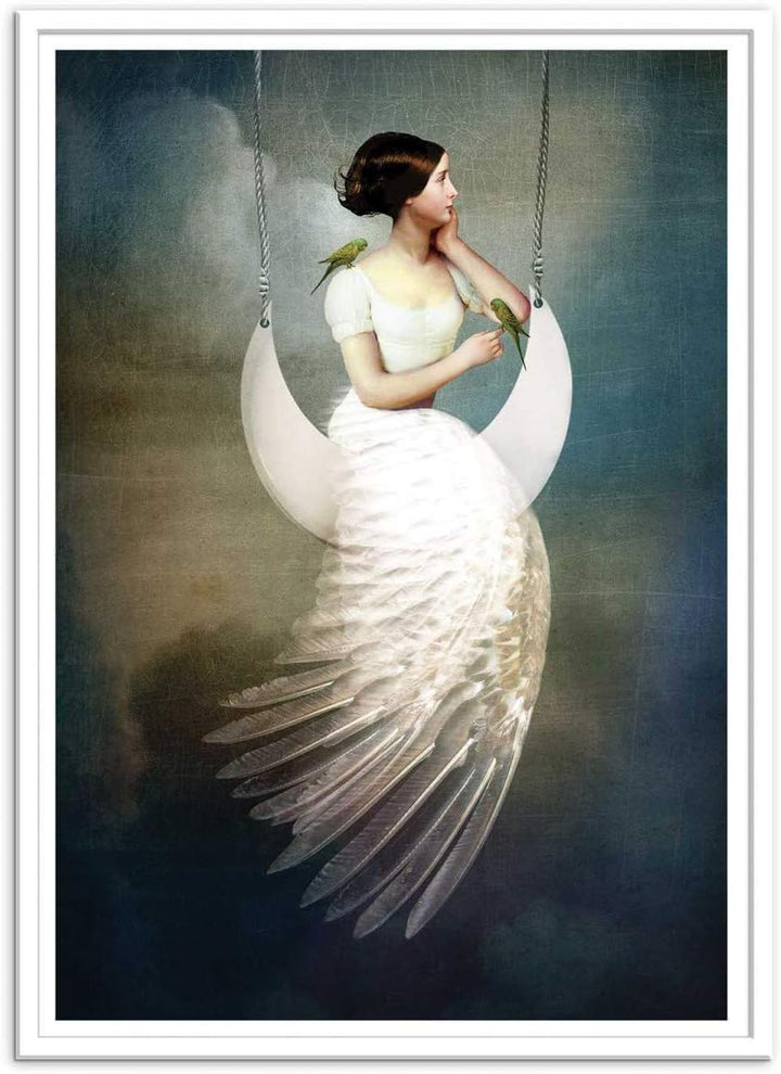 Art-Poster - to The Moon and Back - Catrin Welz-Stein