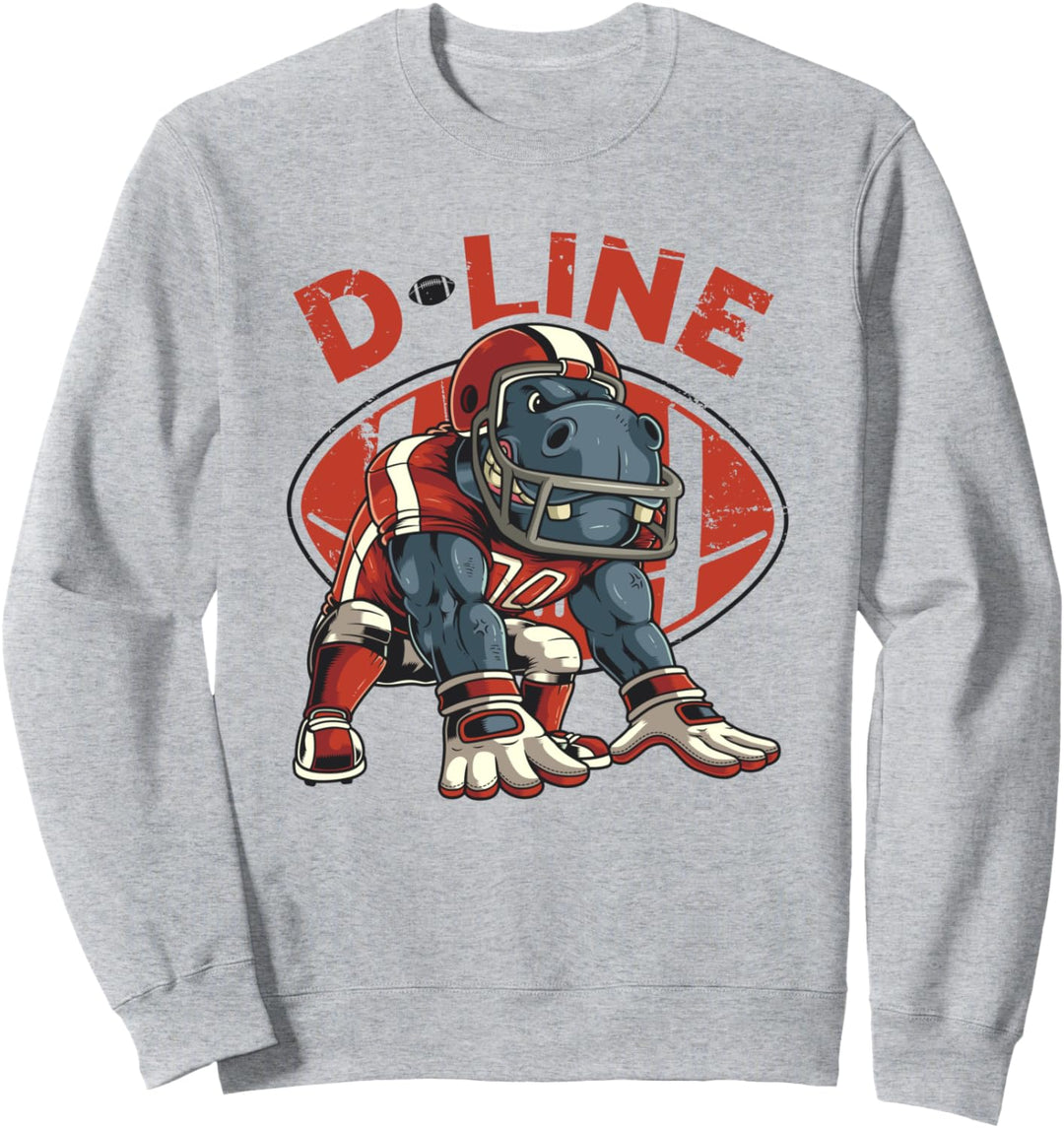 Abwehrreihe D-Linie Hippo Fussball D-Linie Sweatshirt