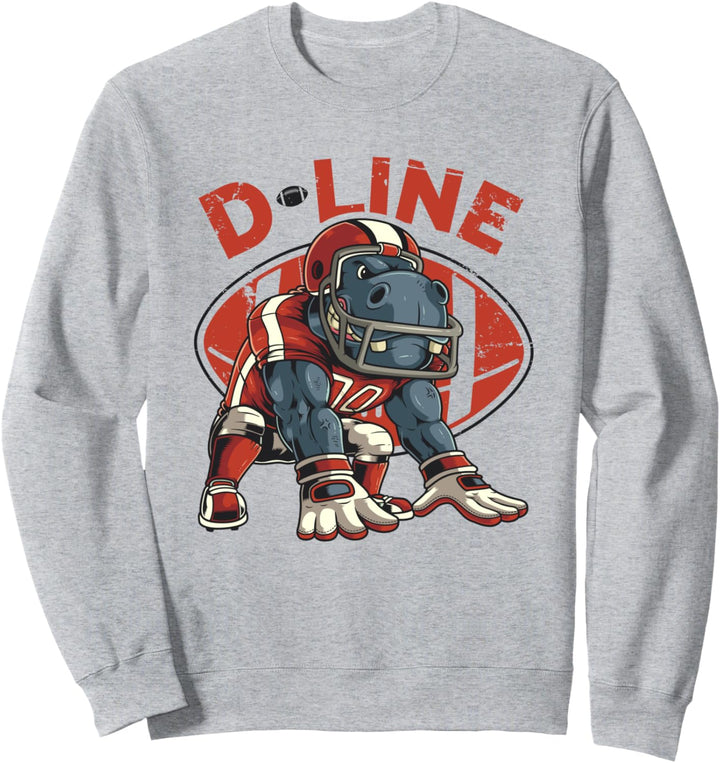 Abwehrreihe D-Linie Hippo Fussball D-Linie Sweatshirt