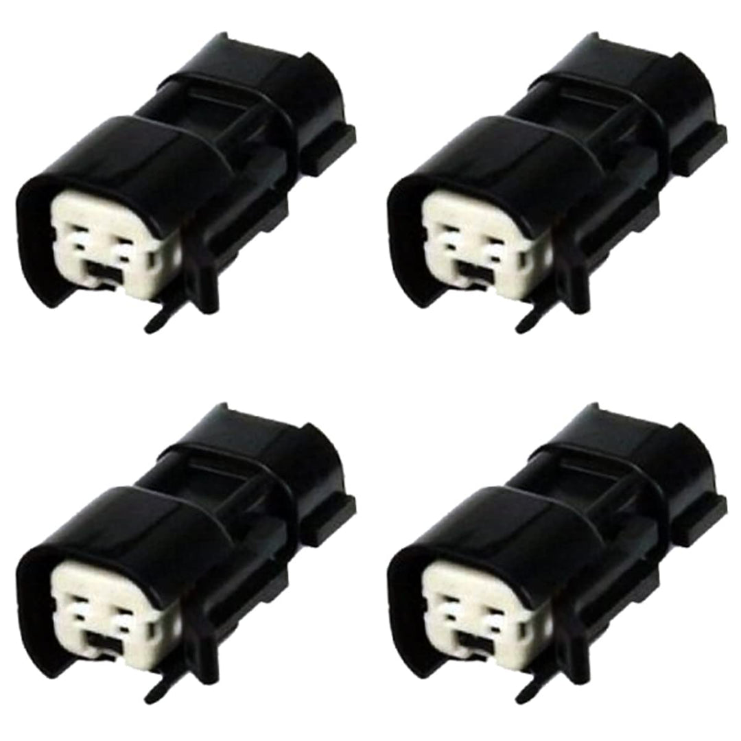 KFZ Ersatz Stecker – Einspritzdüse Benziner – 4 x Adapter BOSCH EV6 (Female) auf NIPPON DENSO