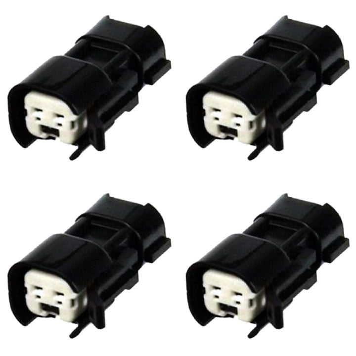 KFZ Ersatz Stecker – Einspritzdüse Benziner – 4 x Adapter BOSCH EV6 (Female) auf NIPPON DENSO