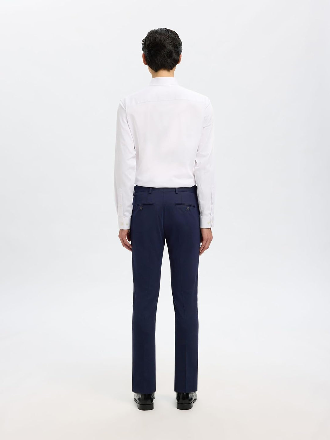 Selected Homme Male Hose Gewebter Wollgemisch, 40 Navy Blazer