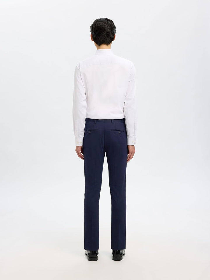 Selected Homme Male Hose Gewebter Wollgemisch, 40 Navy Blazer