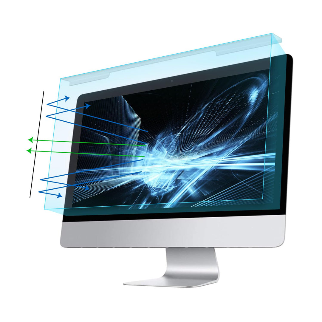 MOSISO 30-32 Zoll Monitor Blickschutzfilter Blickschutzfolie mit Blaulichtfilter UV Sichtschutzfolie