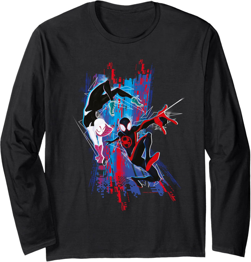 Marvel Spider-Man: Across the Spider-Verse Miles and Gwen Langarmshirt