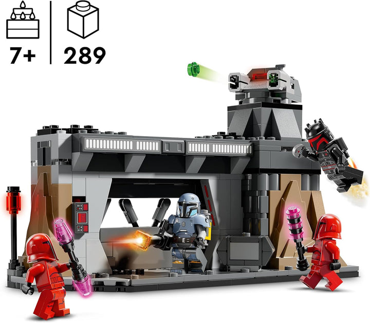 LEGO Star Wars: The Mandalorian Duell zwischen Paz Vizsla and Moff Gideon, Bauspielzeug zum Sammeln