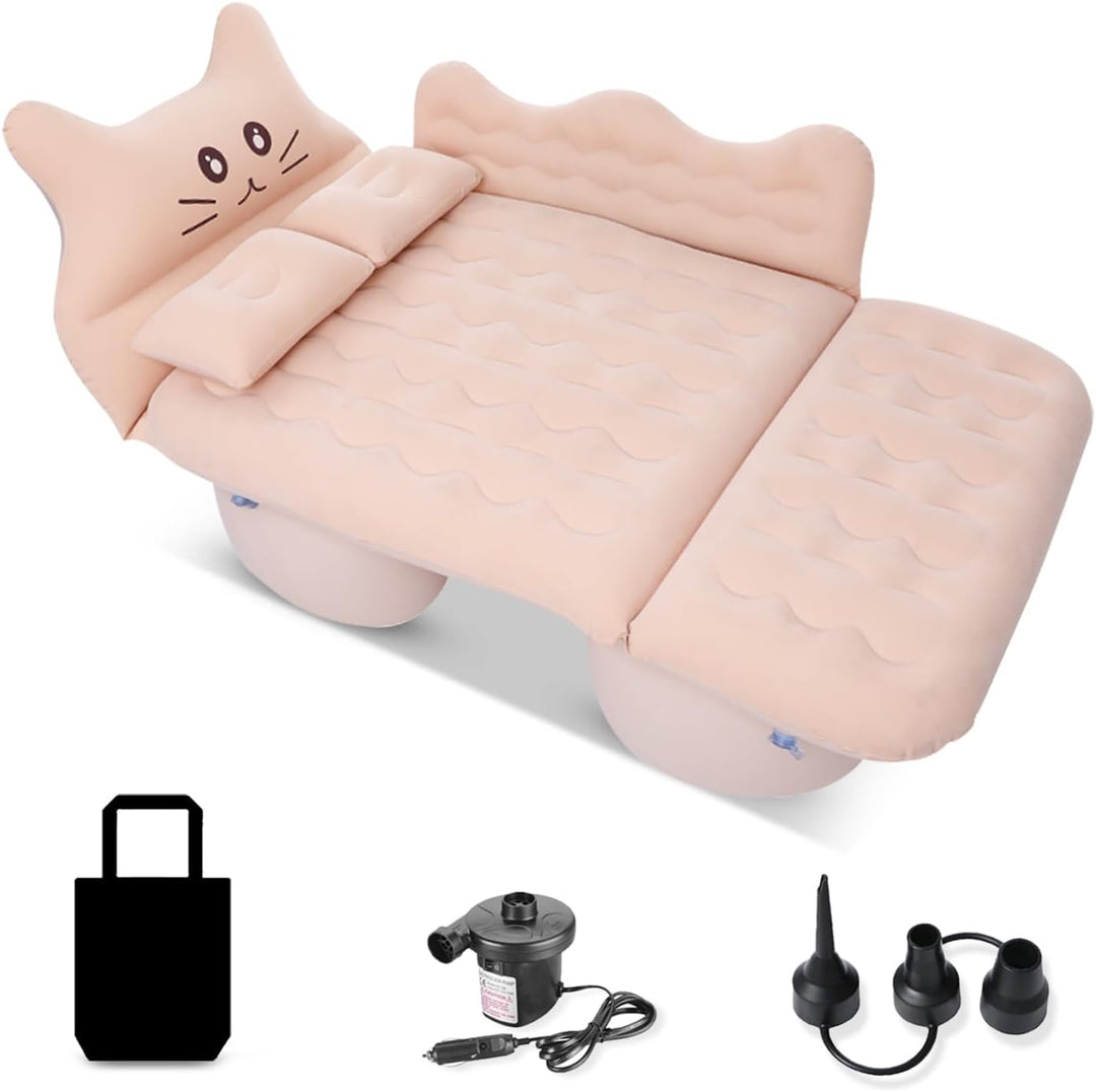 Ergocar Auto Luftmatratze Glückliche Katze Aufblasbare Matratze mit Pumpe Air Bett Camping Auto Kiss