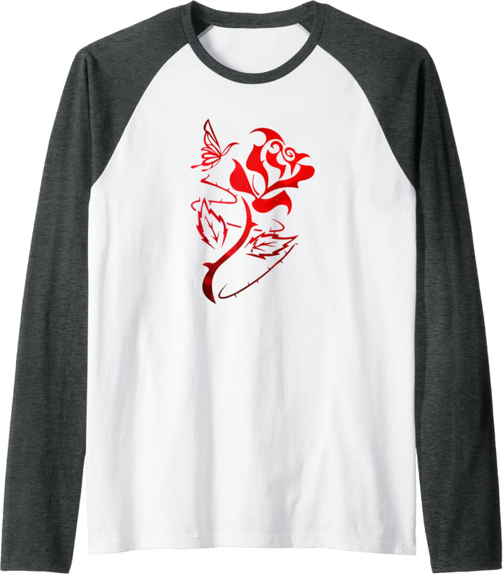 Rosen Blume Hobbygärtner Gärtner - Schmetterling Rose Raglan