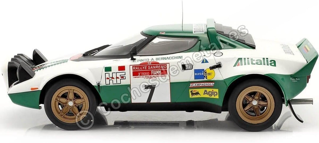 Ixo Lancia Stratos HF No.7 Rally San Remo 1975 (R.Pinto - A.Bernacchini ) 1:18