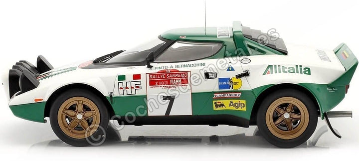 Ixo Lancia Stratos HF No.7 Rally San Remo 1975 (R.Pinto - A.Bernacchini ) 1:18