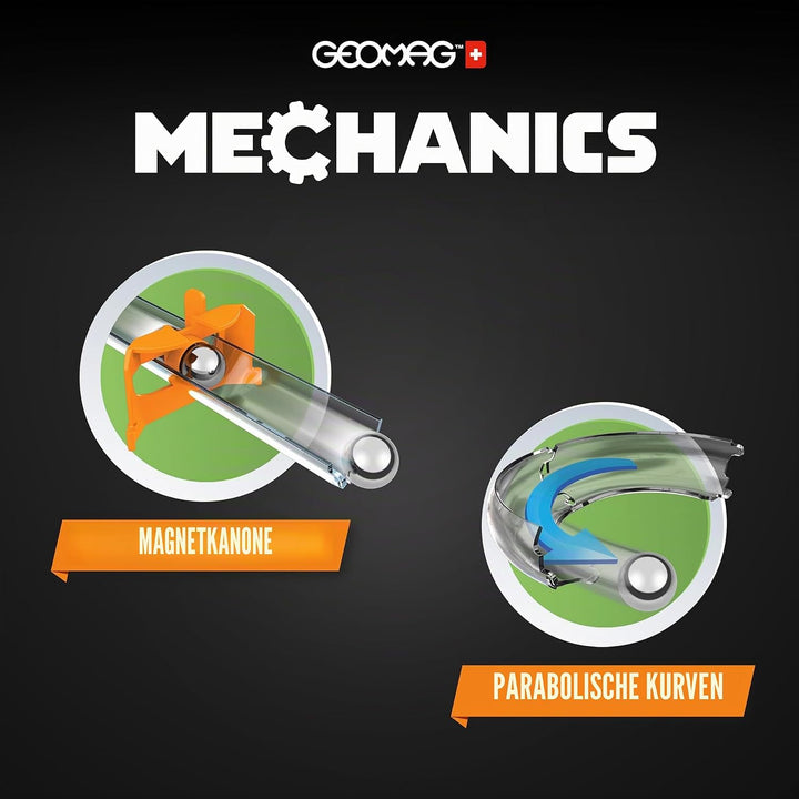 Geomag - Mechanics Gravity Race Track - Lern- und Kreativspiel für Kinder - Magnetische Bausteine, R