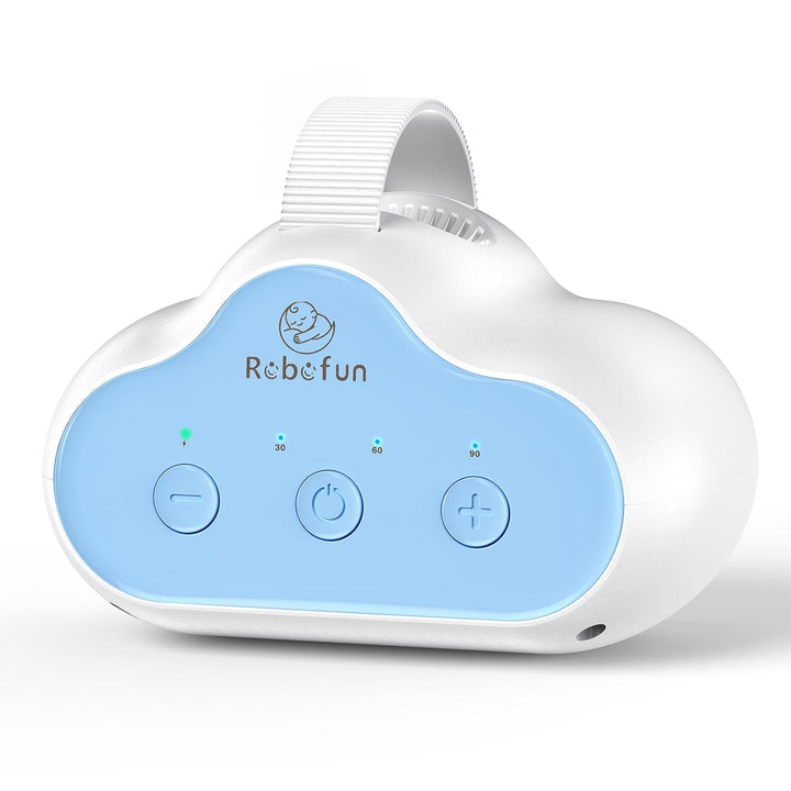 Robofun Kinderwagenschaukler, Einschlafhilfe Baby Wiederaufladbar (USB-C), Schlafhilfe Für Baby Mit