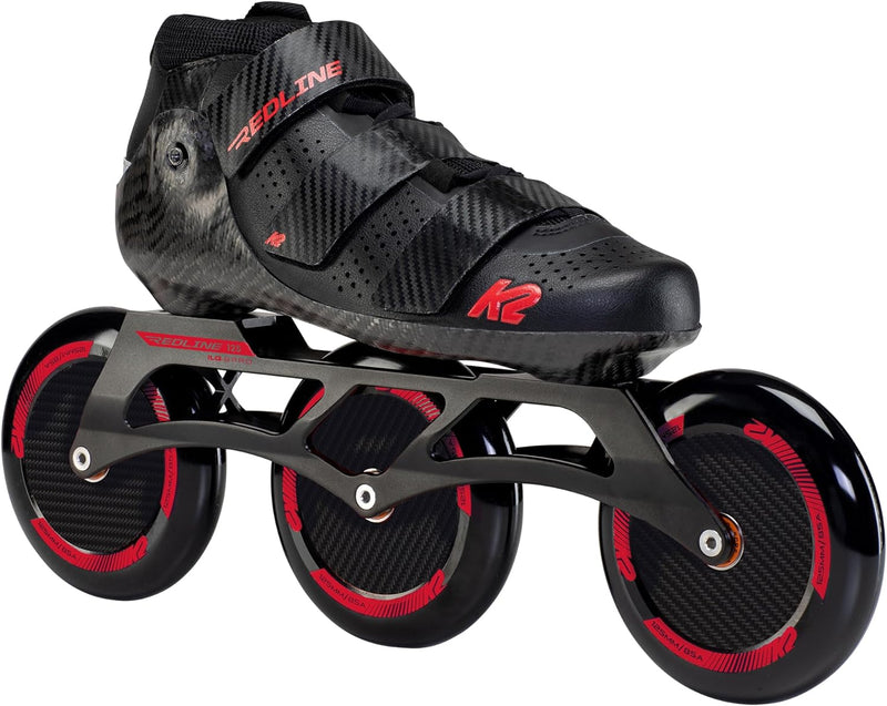 K2 Skates Unisex Inline Skates REDLINE 125, black - red, 30F0199 EU: 45 (UK: 10.5 / US: 11.5) black