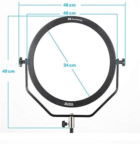 Falcon Eyes SO-48TD Bi-Color LED Video Licht 48W LED Panel Dauerlicht Dimmbar High CRI 95 3000~5600K