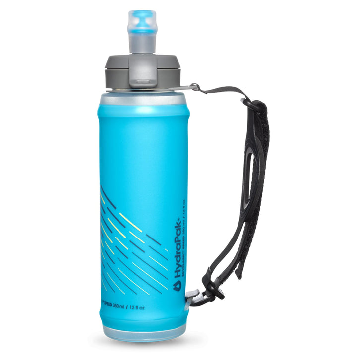 Hydrapak Skyflask Speed (350 mL) Faltbare Wasserflasche, Weiche Flasche mit ein Daumengriff, Auslauf