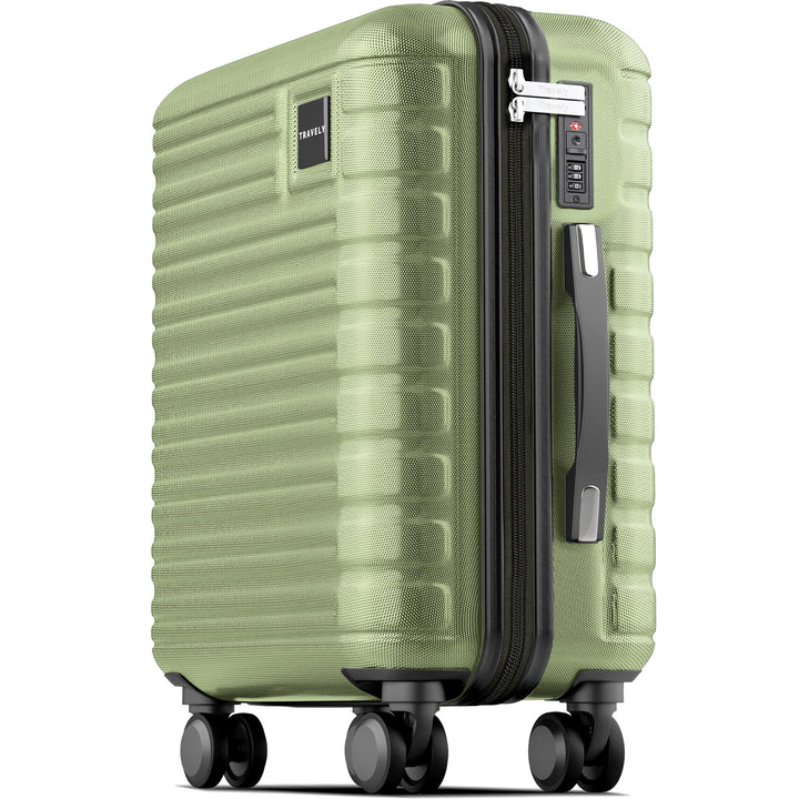 Travely Premium Handgepäck Koffer 55x35x25cm - passend für Air France, KLM und co. I 36L Handgepäck