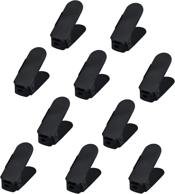 Einstellbare Schuhregale 3 Höhenverstellbar Schuh Slots, Schuhstapler/Schuhhalter Set, Kunststoff (S