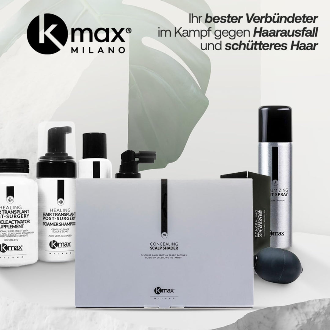 Kmax Scalp Shader - Haarpuder, Lidschatten für Haare, Foundation Deckende Kopfhaut, für einen Effekt