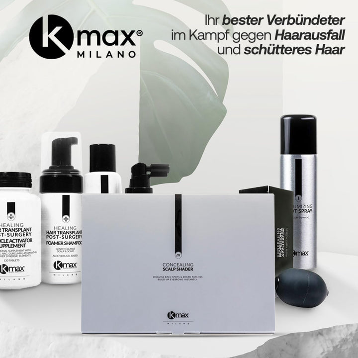 Kmax Scalp Shader - Haarpuder, Lidschatten für Haare, Foundation Deckende Kopfhaut, für einen Effekt