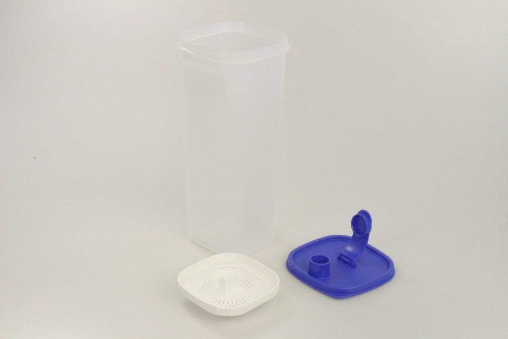 TUPPERWARE Erfrischer 2,0 L blau mit Sieb Eidgenosse Saft Kanne Mess & Go
