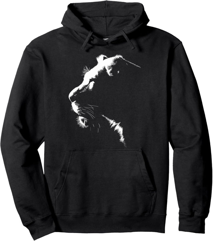 Schönes Katzentier der Löwin Pullover Hoodie