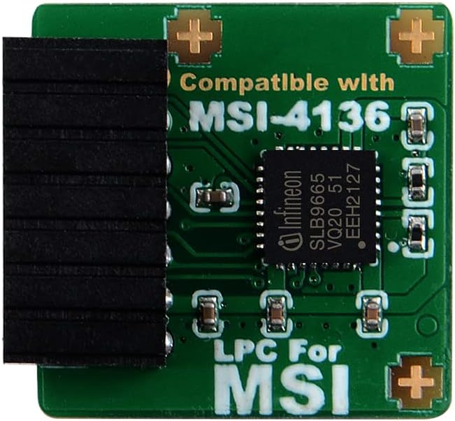 NewHail TPM2.0 Modul TPM LPC 14Pin Modul mit infineon SLB9665 für MSI Motherboard kompatibel mit TPM