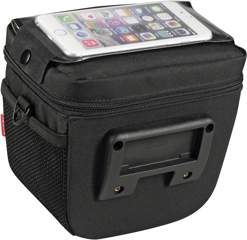 KlickFix Aventour Compact Stuurtas, Black, 3 Liter